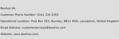 boohoo na contact number.